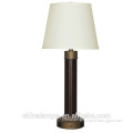 best price hot selling antique brass table lamp with base switch for hotel room